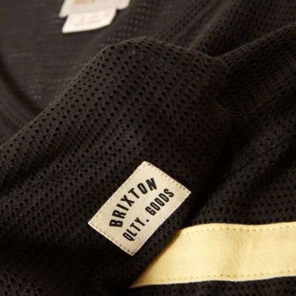 Brixton Black and Yellow Crop Top - Picture 4 of 6